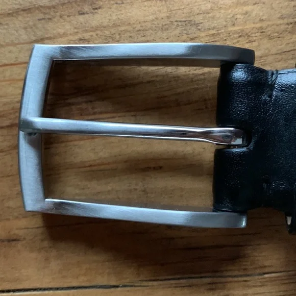 Joseph Abboud genuine leather belt - black size 40 - Picture 4 of 5